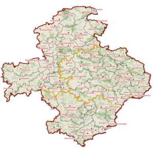 Verteilgebiet Landkarte vom Verteilgebiet Meine-Region