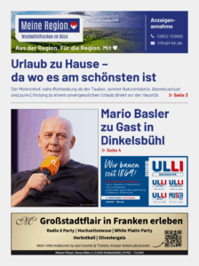 Titelseite 1. Ausgabe Meine-Region Titelseite 1. Ausgabe Meine-Region